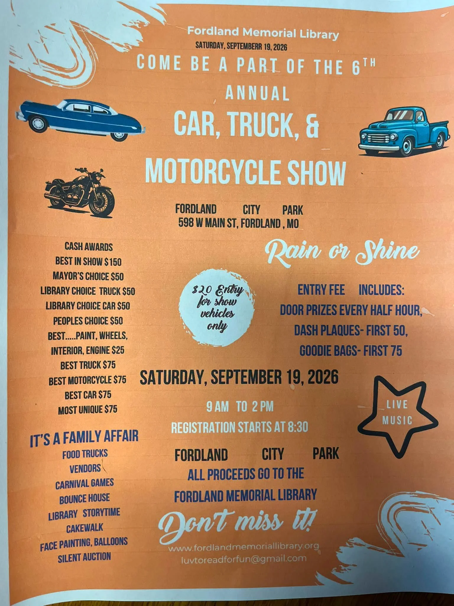 Fordland's Car Show 