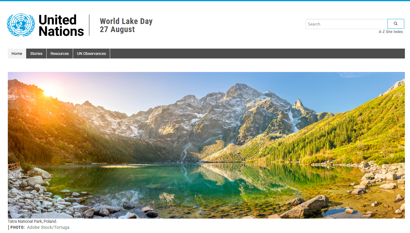 Lakes In Decline Globally: United Nations Recognizes 2nd World Lake Day on 27 August 2026
