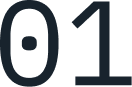 Number 01 in dark blue font.