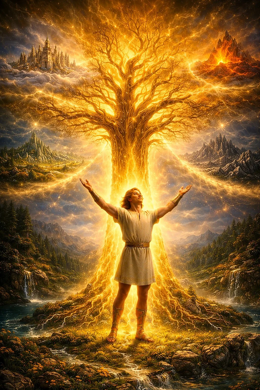 Buri Calls Forth Yggdrasil