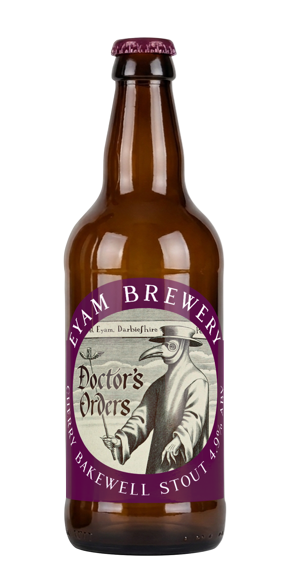 Doctors Orders cherry bakewell stout 500ml bottle