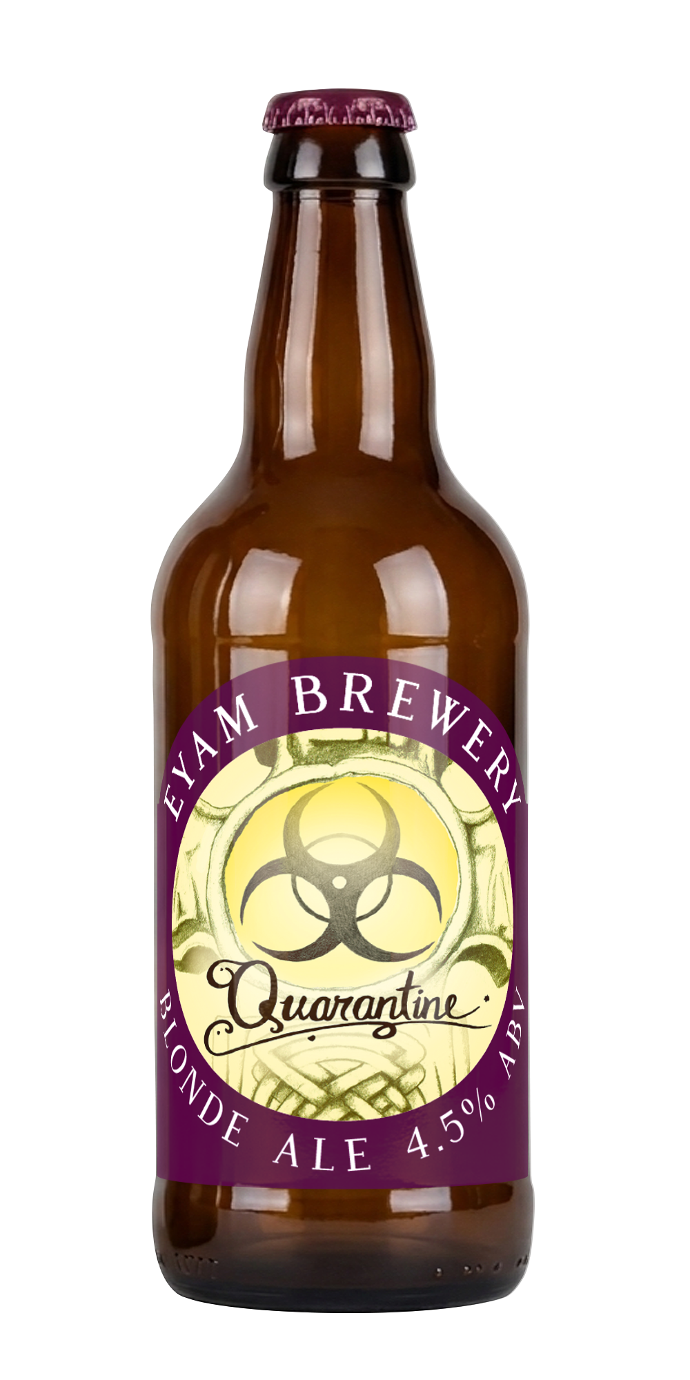 Quarantine Blonde 500ml bottle
