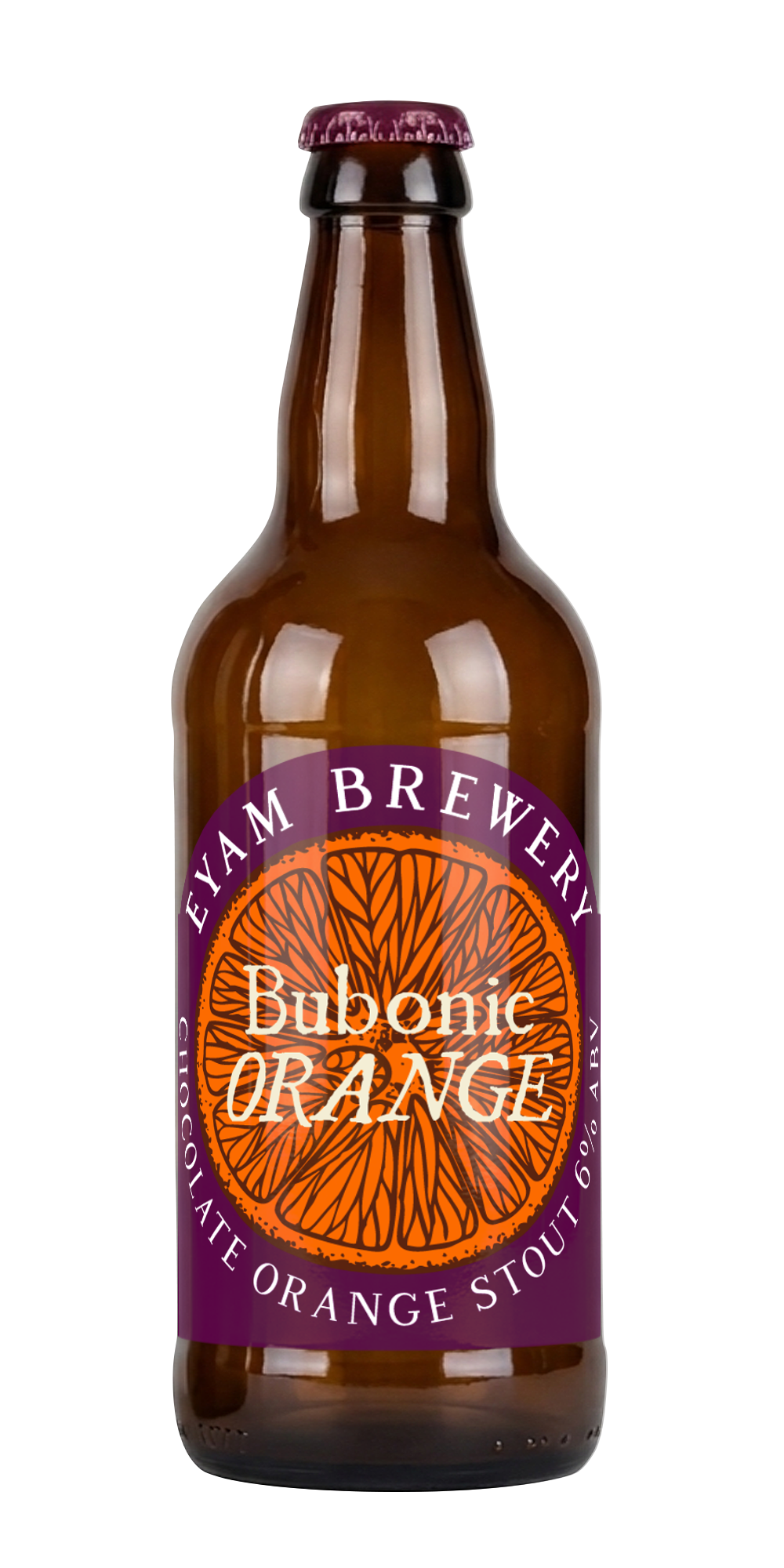 Bubonic Orange chocolate orange stout 500ml bottle