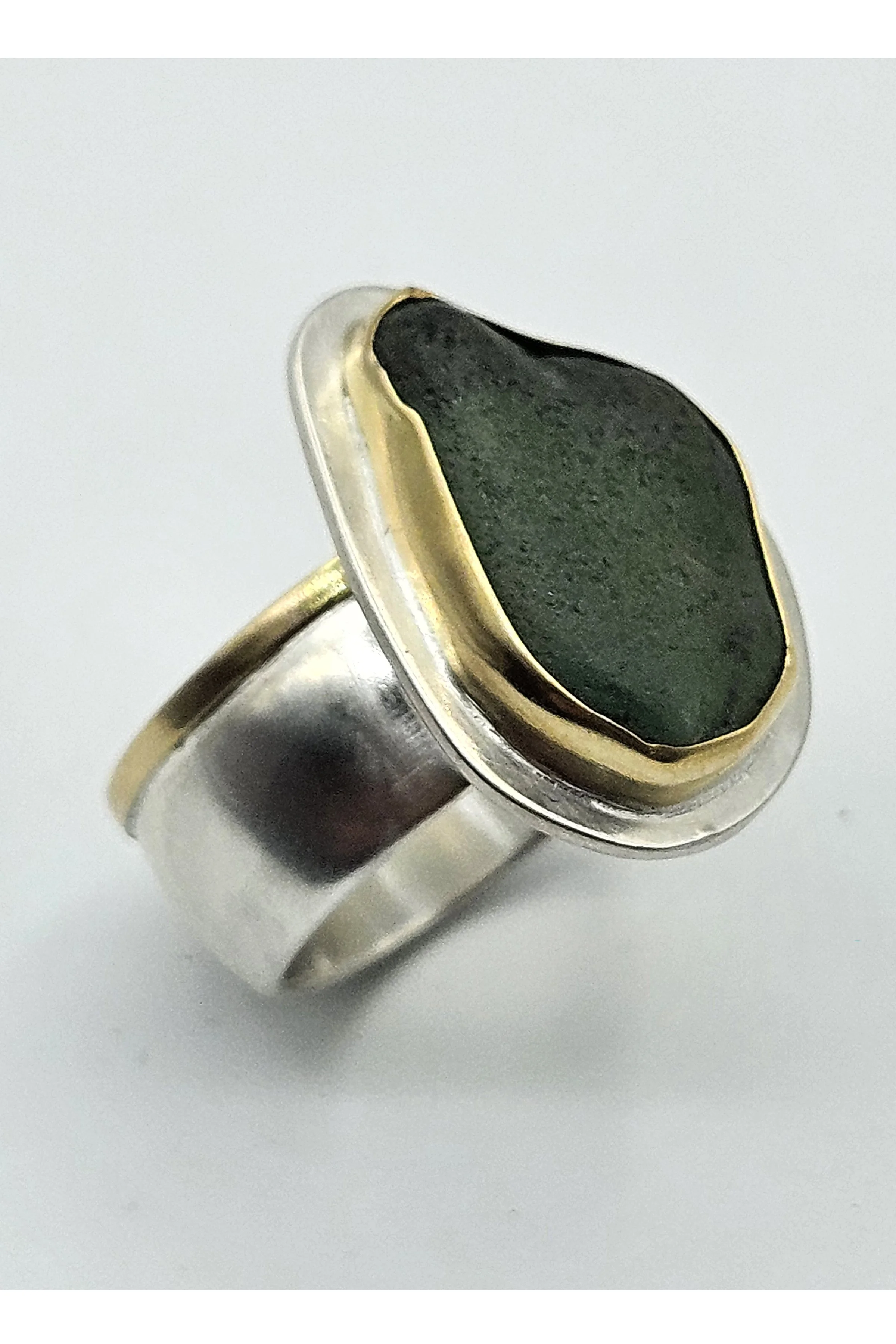 Italian Sea Glass Ring