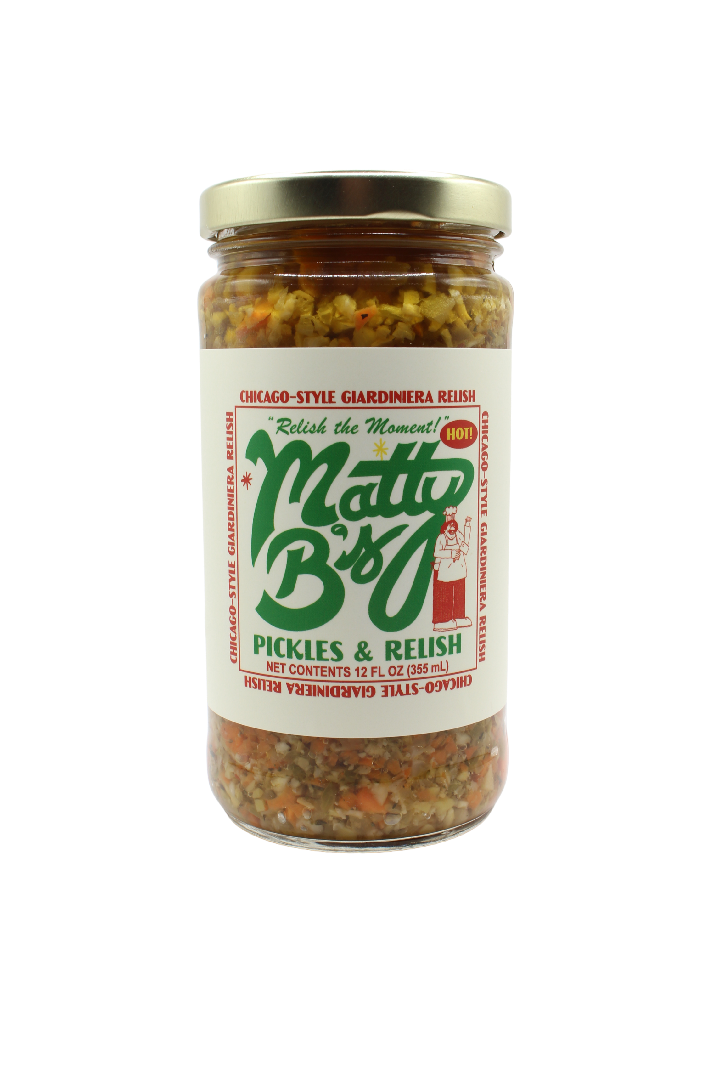Chicago-Style Giardiniera Relish HOT