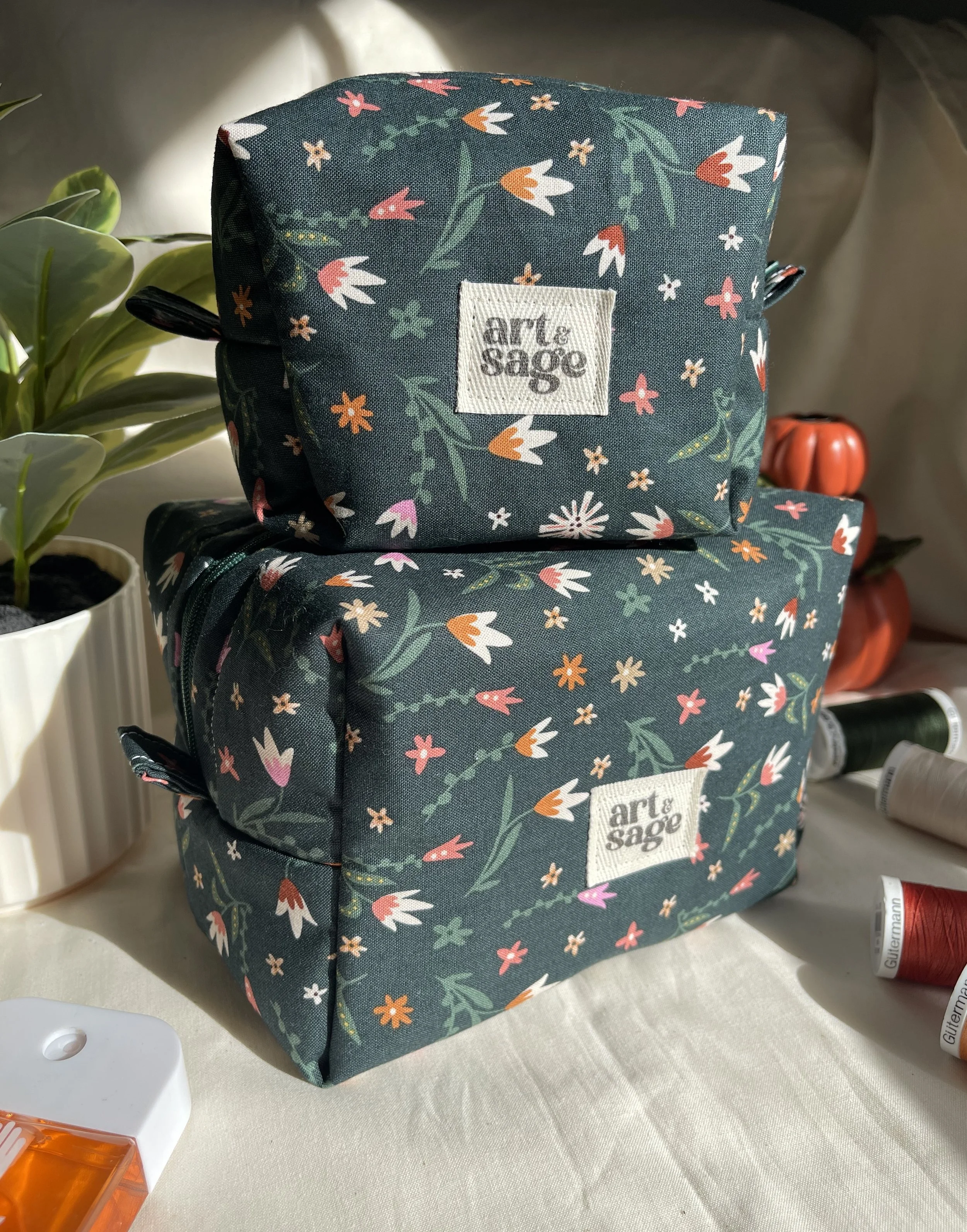Green Large Floral Bag - 001.jpg