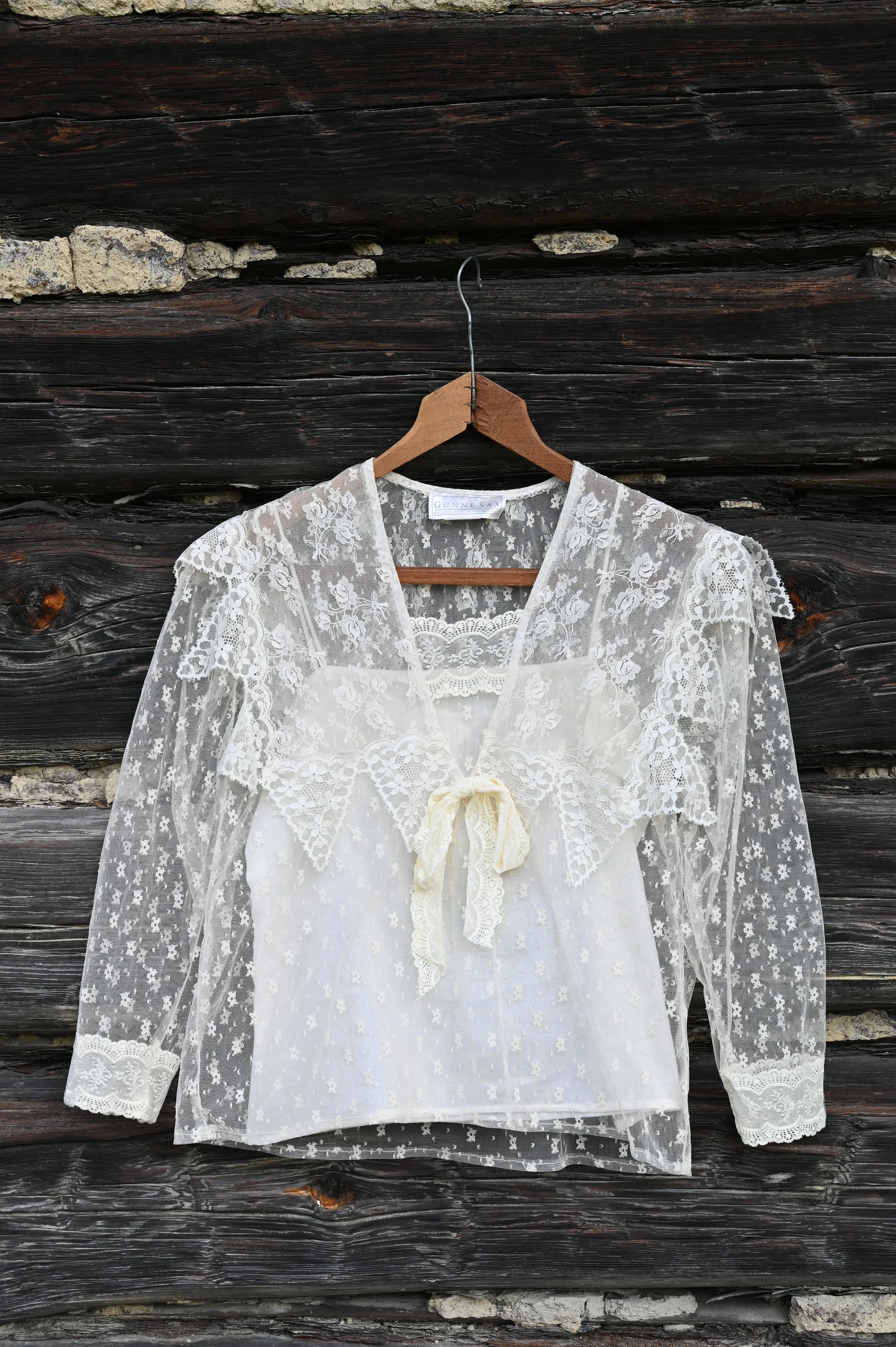 Gunne Sax Lace Blouse