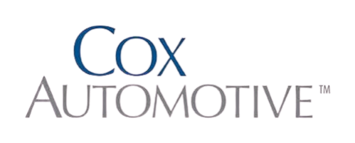 Cox Automotive logo in black and blue text on a white background.