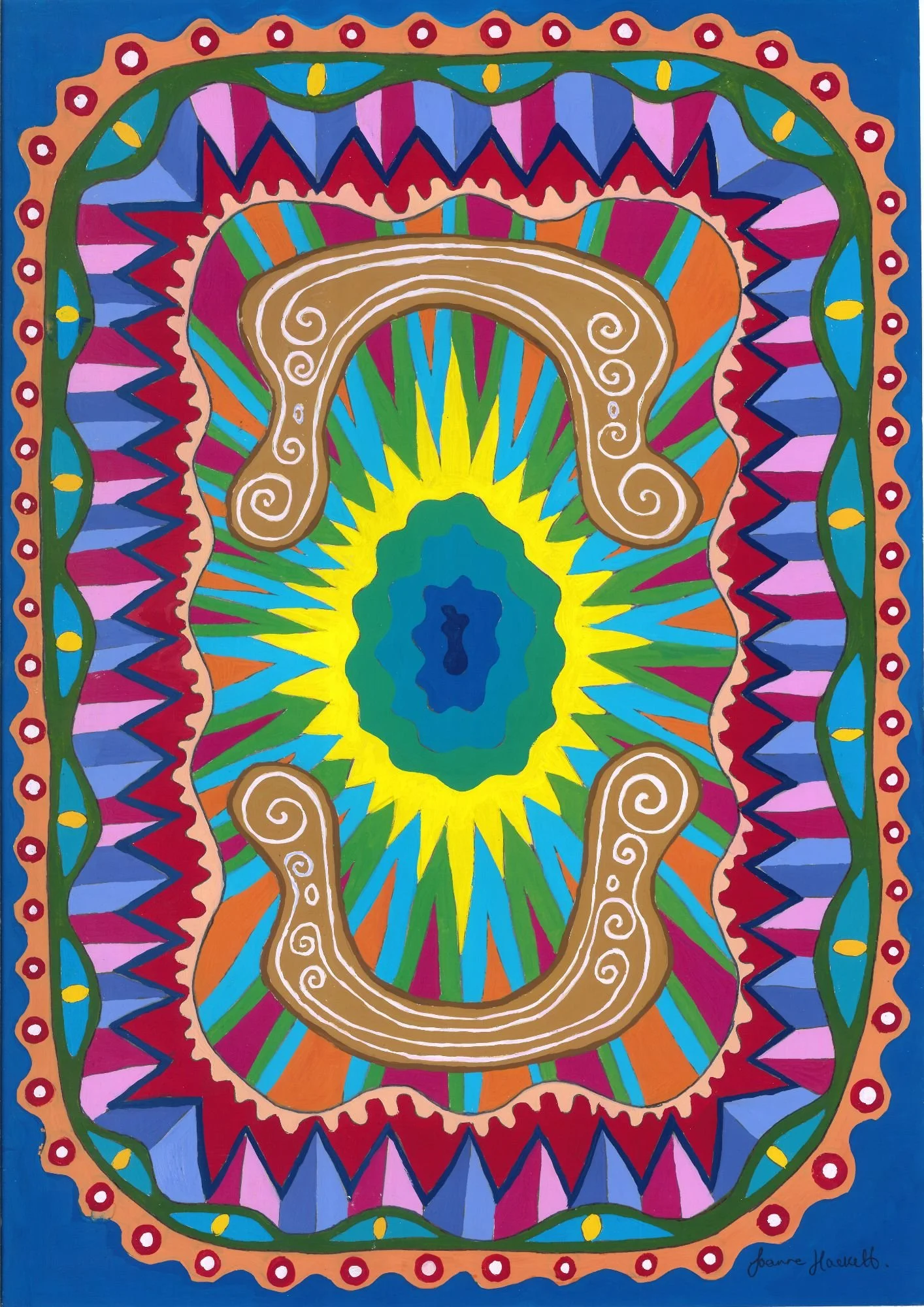 "Magnetic"
Gouace on paper
2026