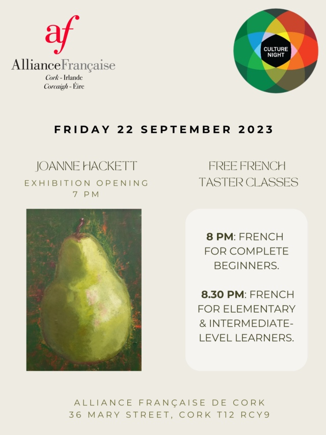 Poster for solo exhibition 2023