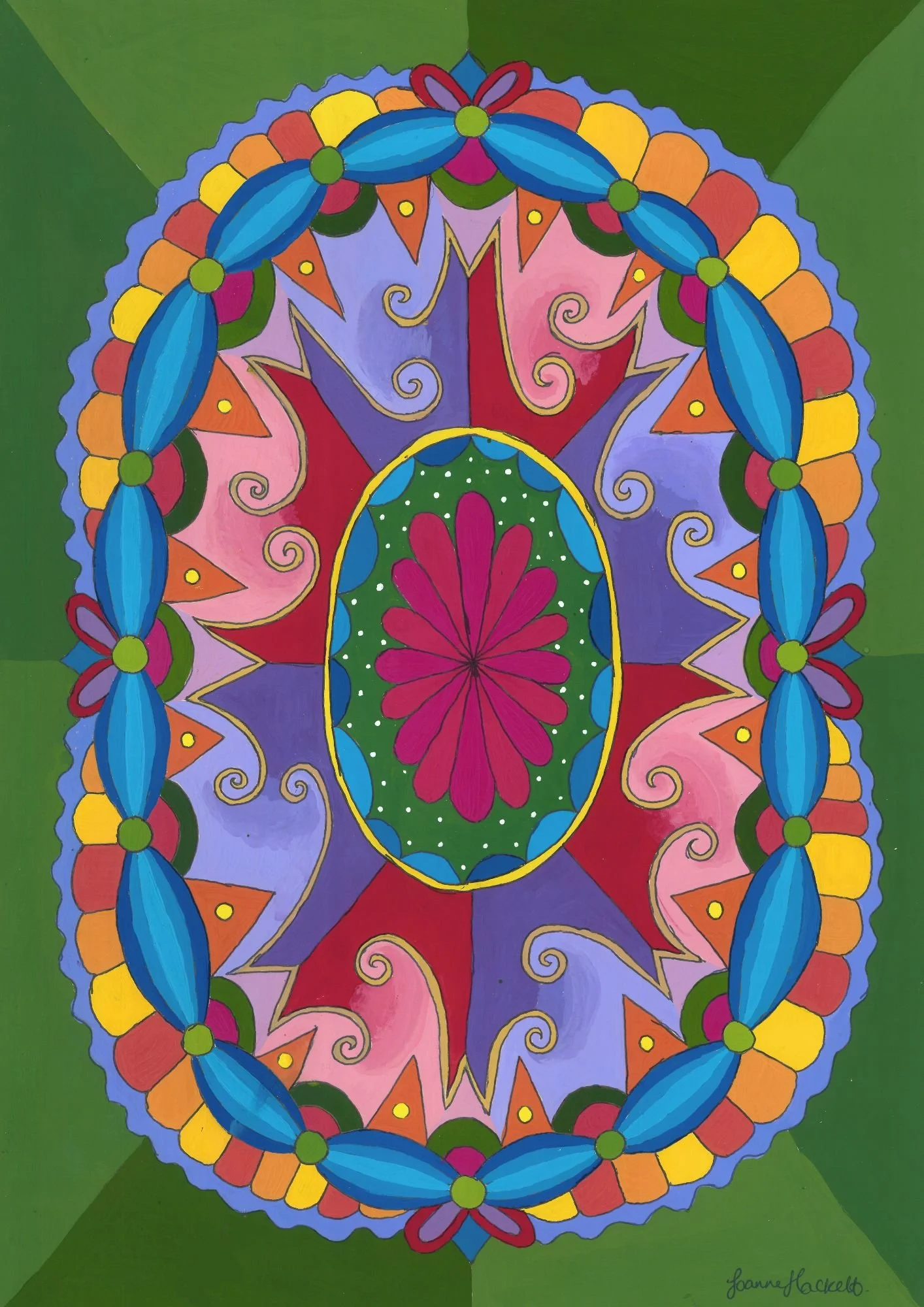 "Floral"
Gouace on paper
2026