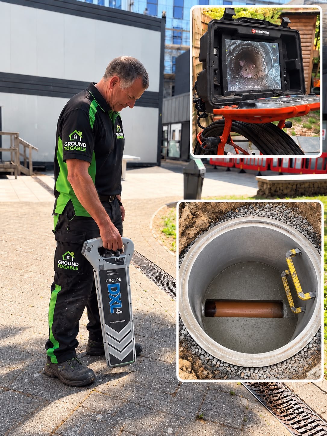 Pipework tracing and CCTV drain inspection