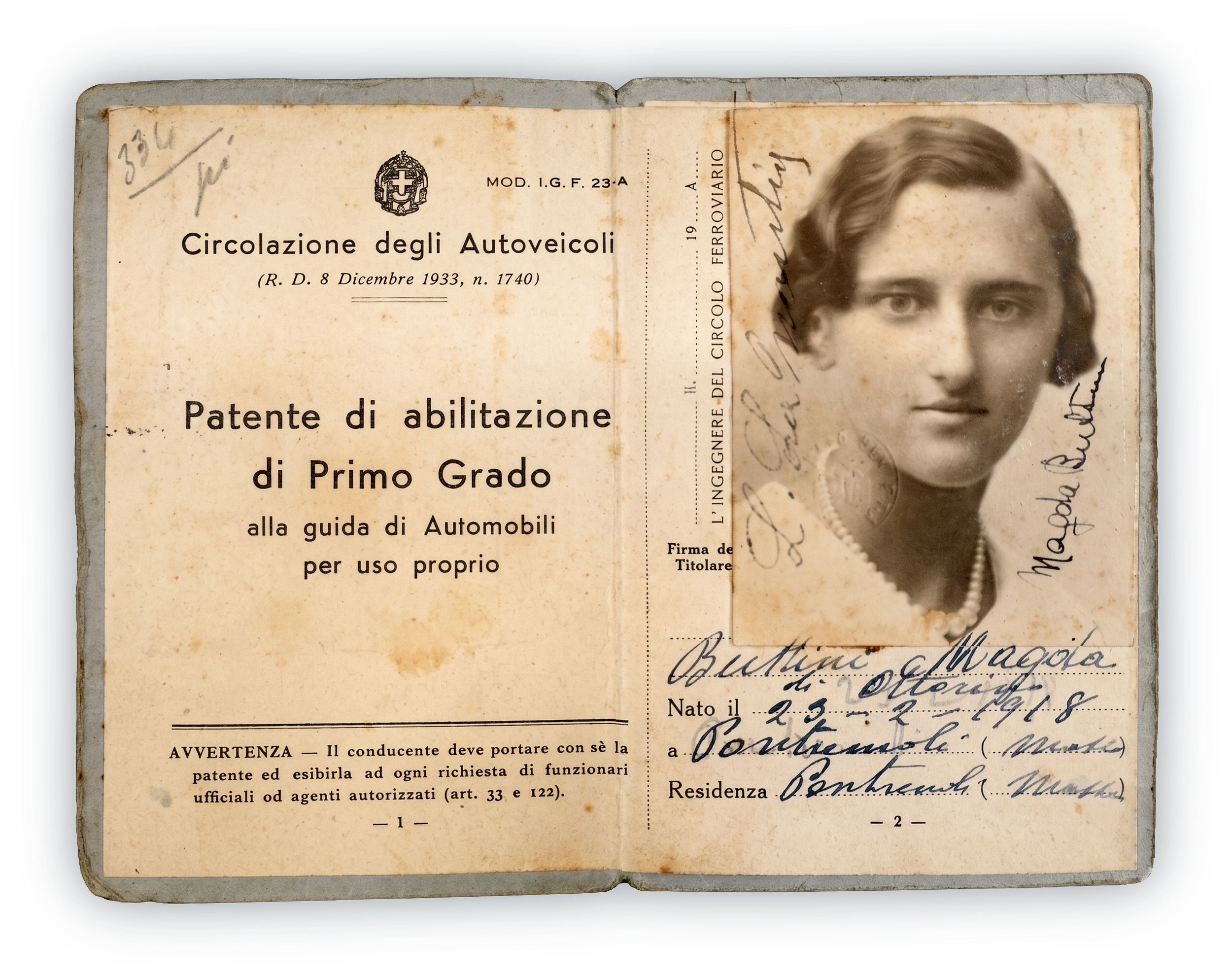 Patente di abilitazione Magda Buttini