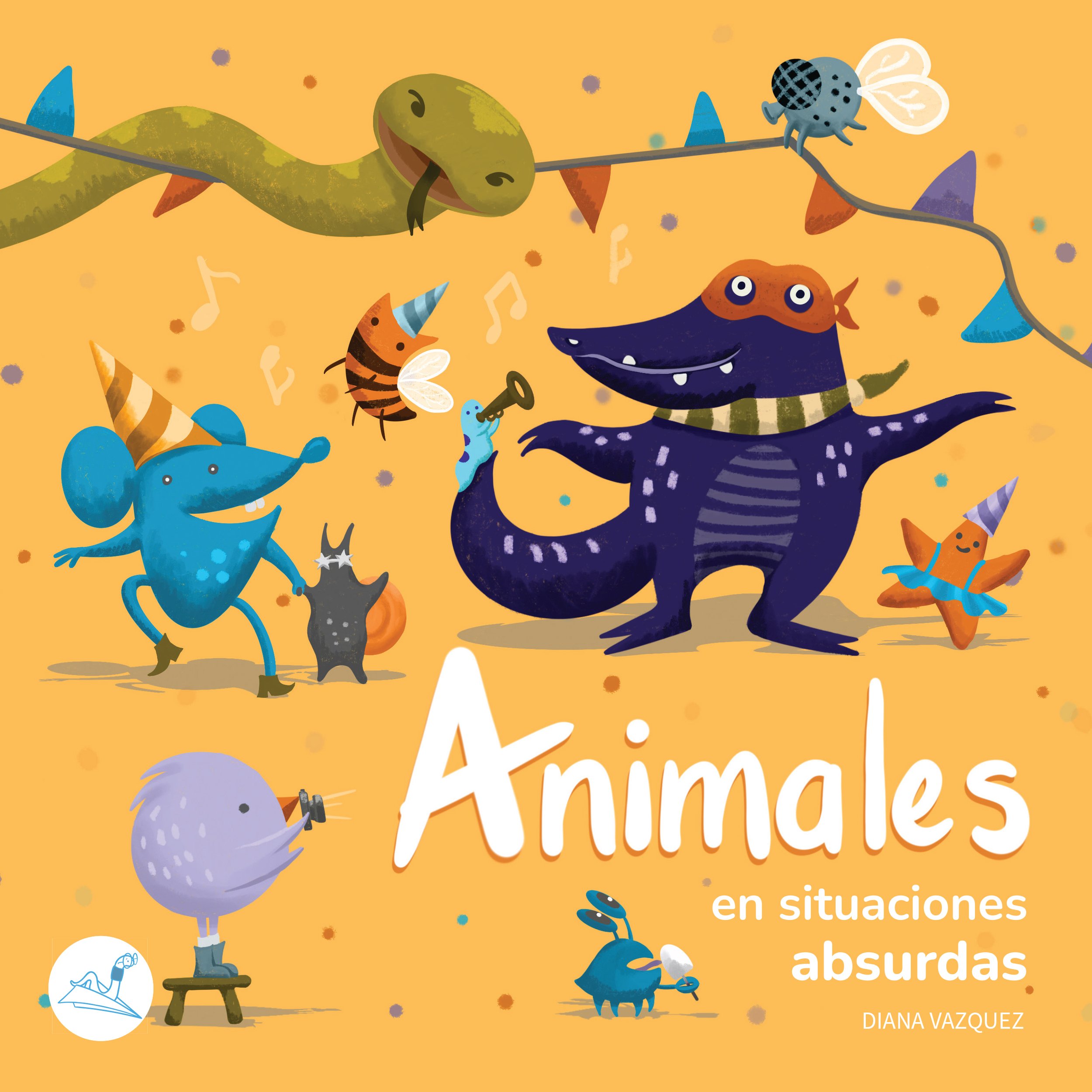 Animales en Situaciones absurdas publicado por editorial Gusanillo, 2026