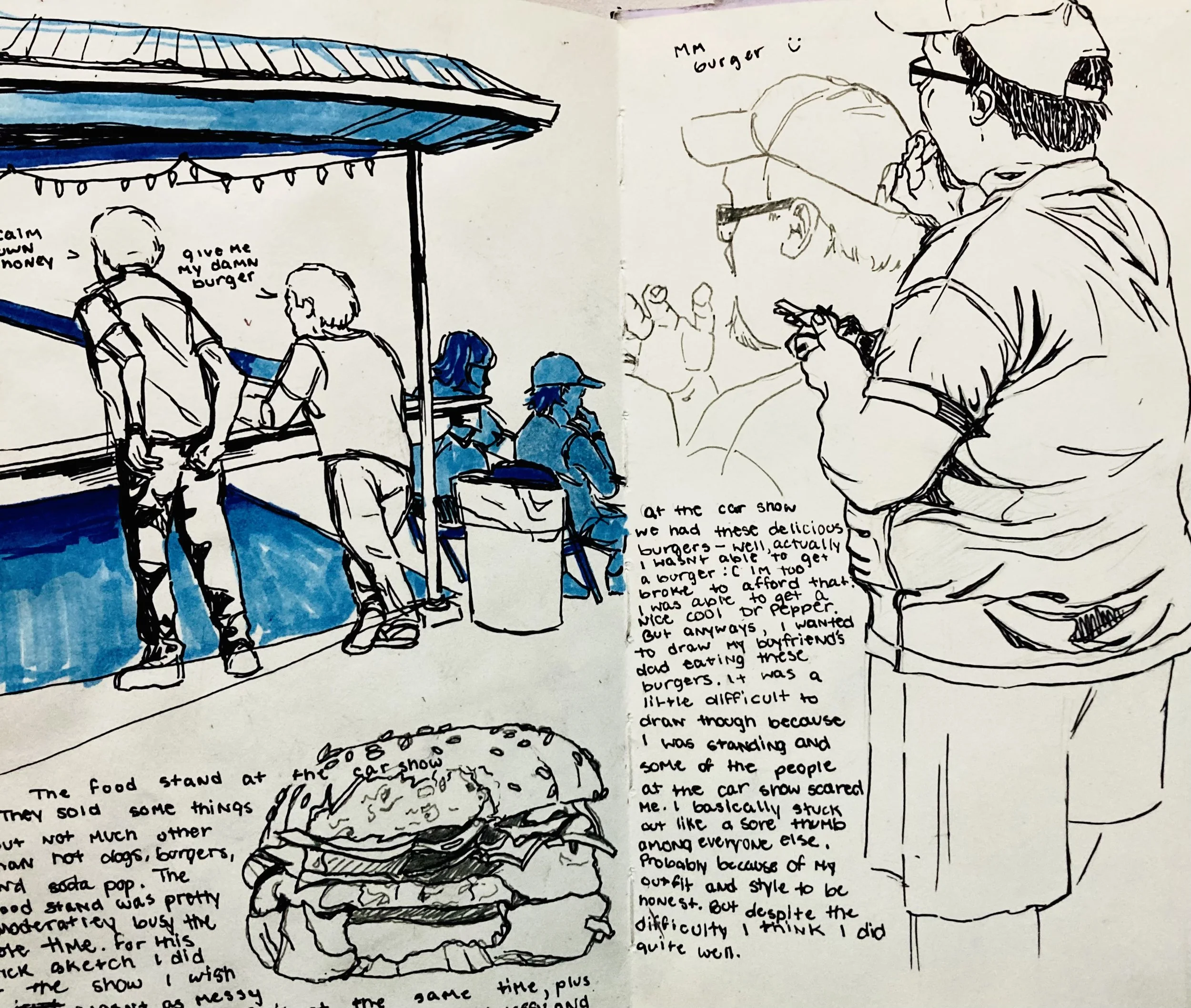 perkasie car show sketchbook page 1.jpg