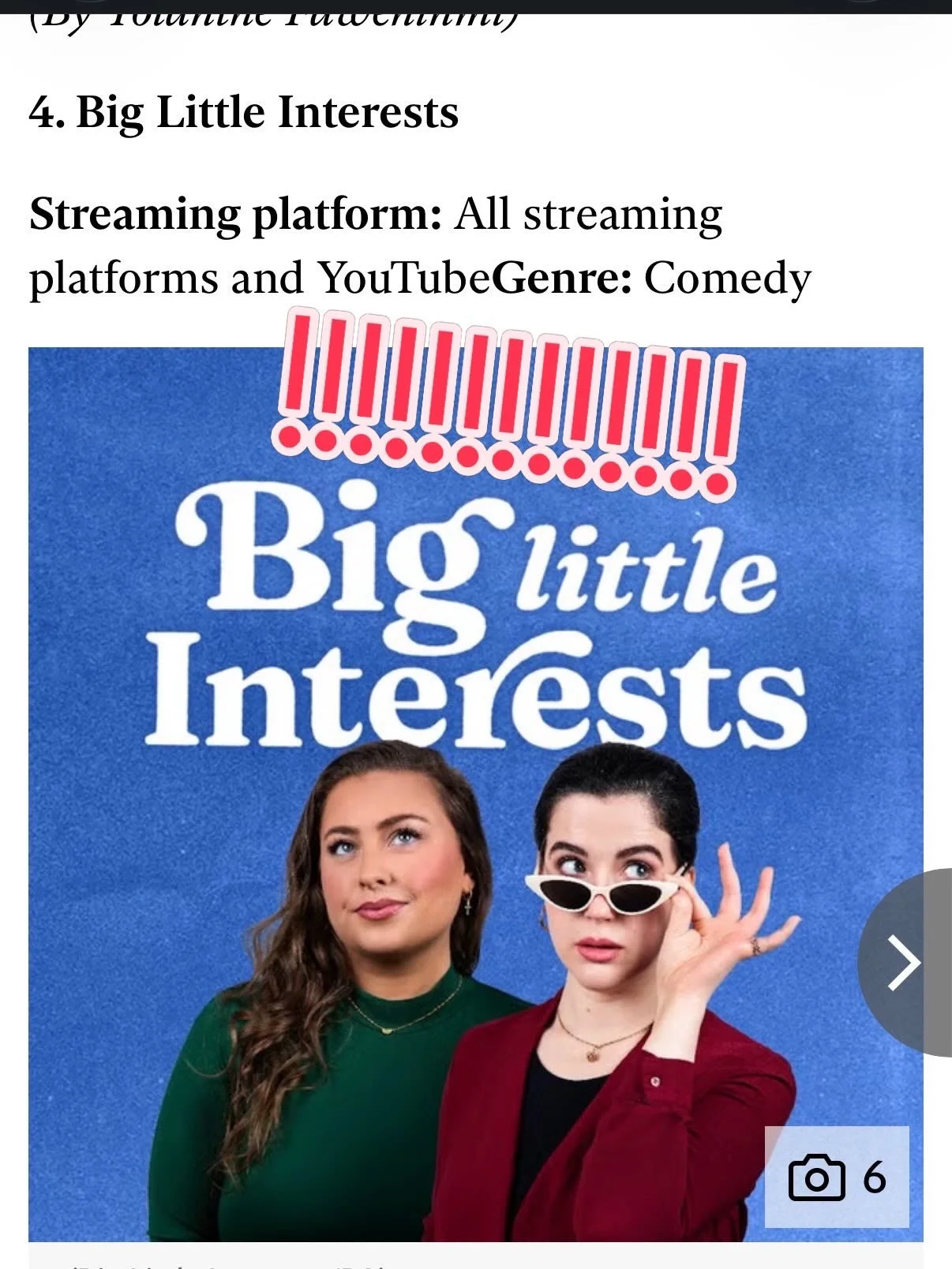 Big Little Interests in The Independent! 