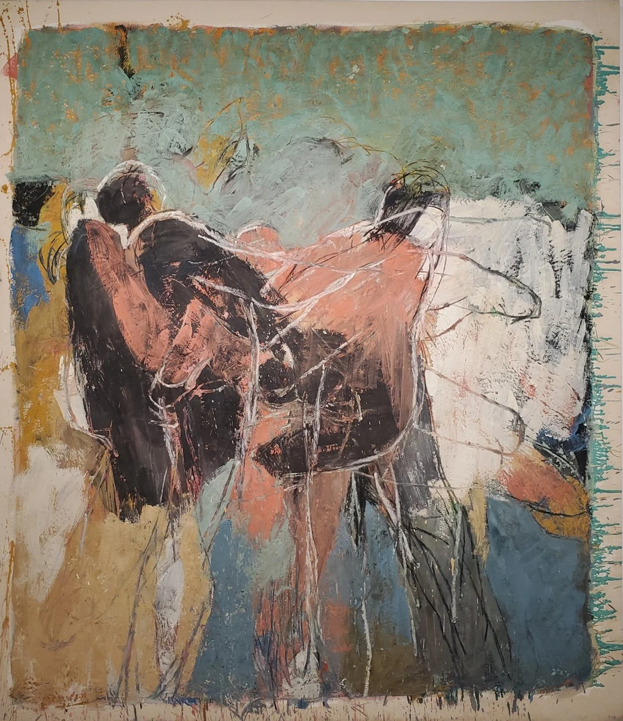 Hildy Maze Untitled #12, ca. 2003 — Oil and mixed media on canvas — 66 x 57 in.