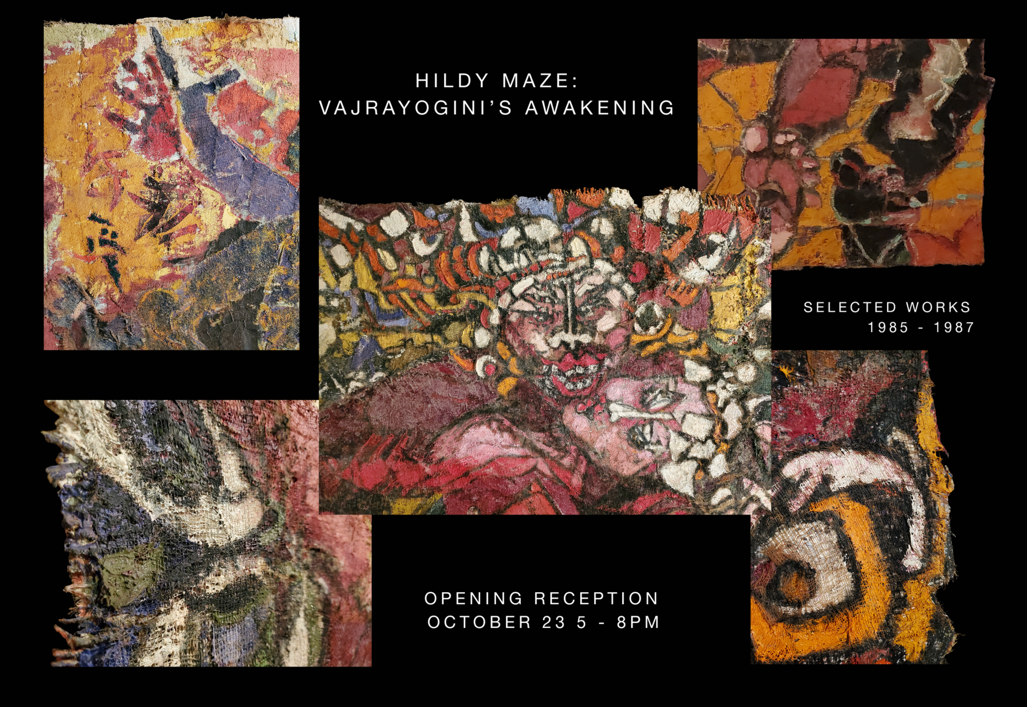 Hildy Maze: Vajrayogini's Awakening at Gallery 851, Springs, East Hampton, NY. On view October 23–November 29, 2026. Opening reception October 23, 5–8 p.m.