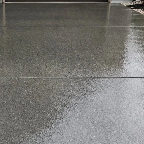 Sealed driveway.