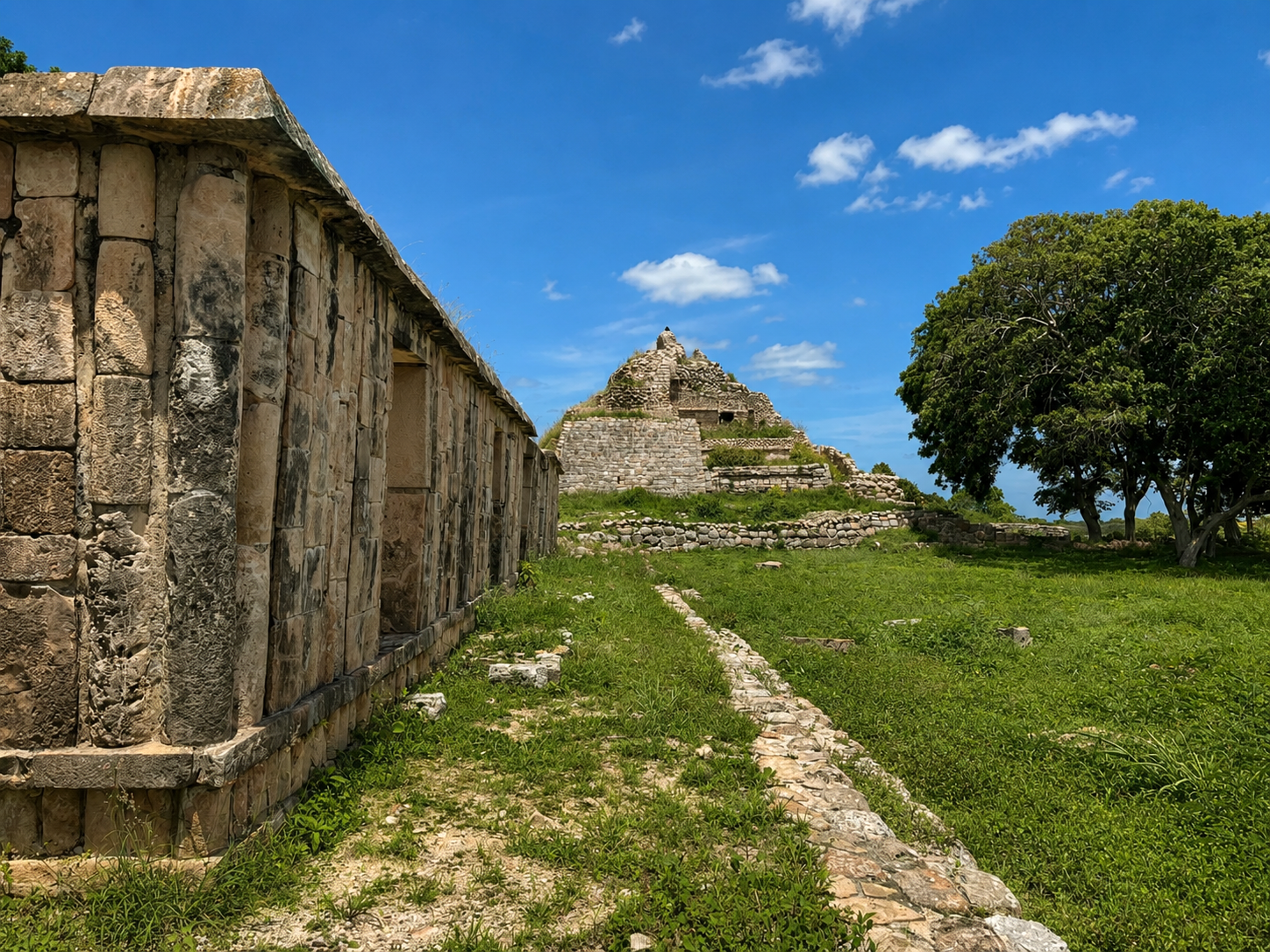 Ancient Maya ruins of Oxkintok in Yucatán, Mexico
