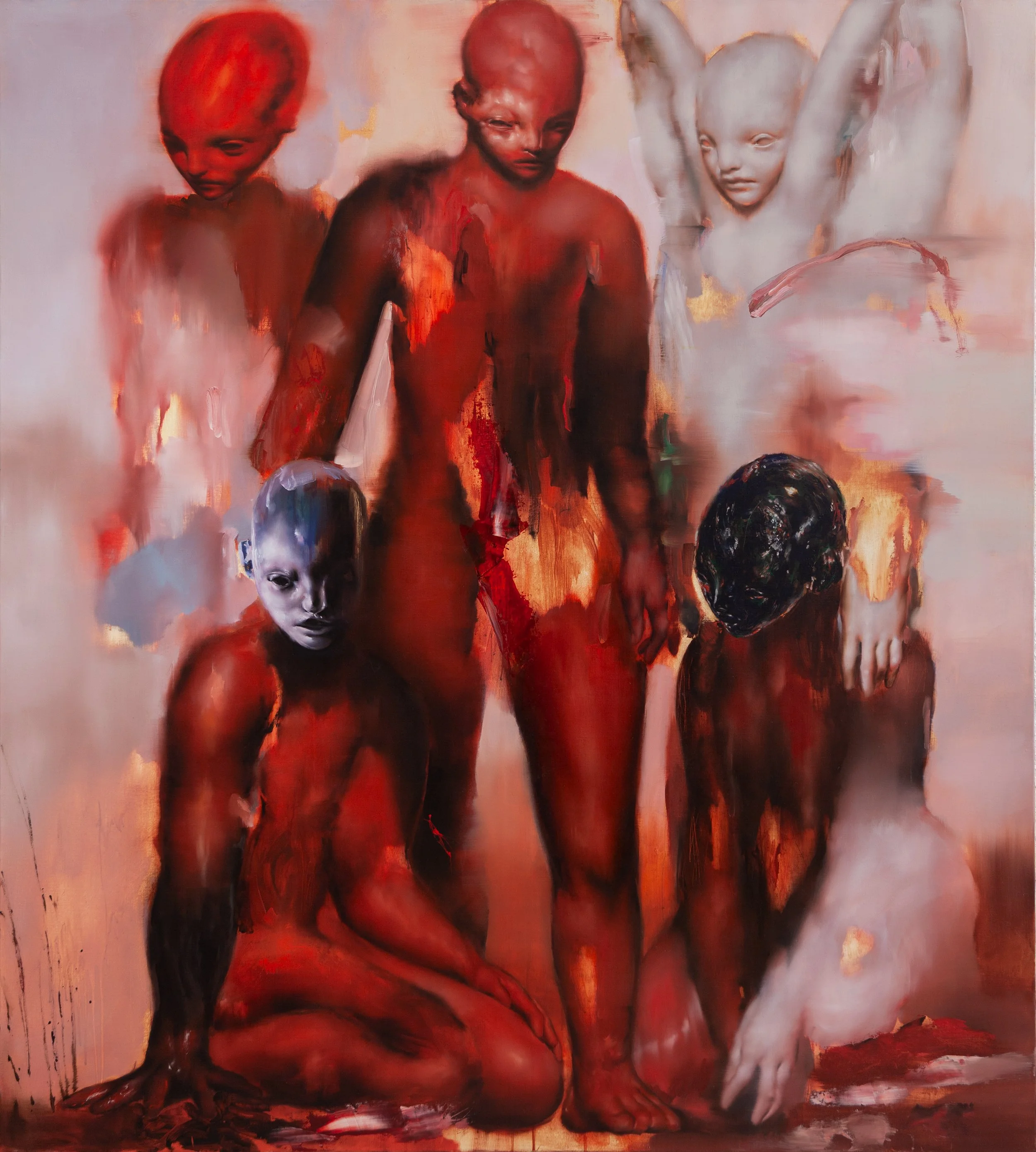 Post-apocalypse II - 180x160cm, oil on canvas, 2026