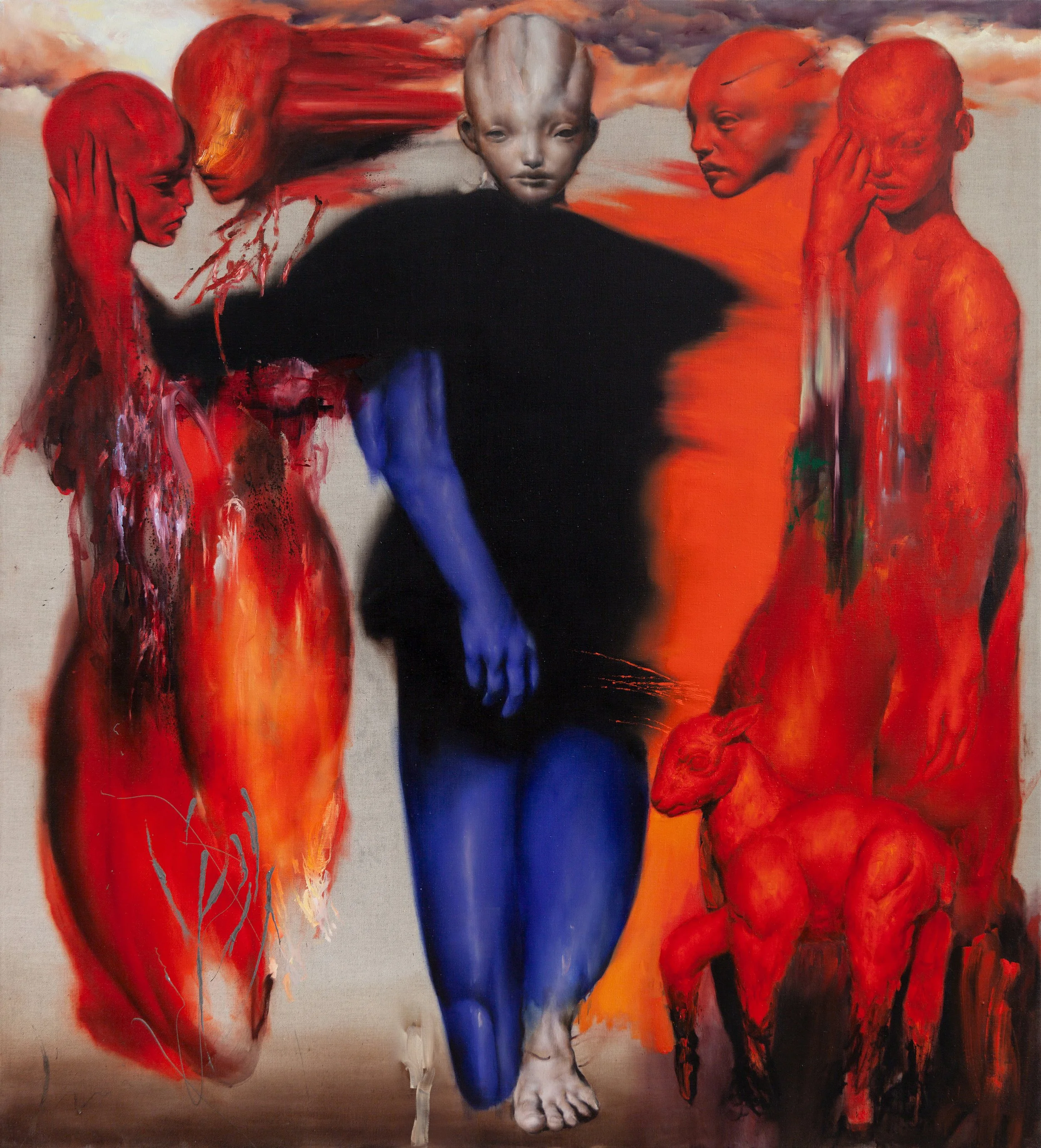 Study for a revelation, 180x160cm, 2026
