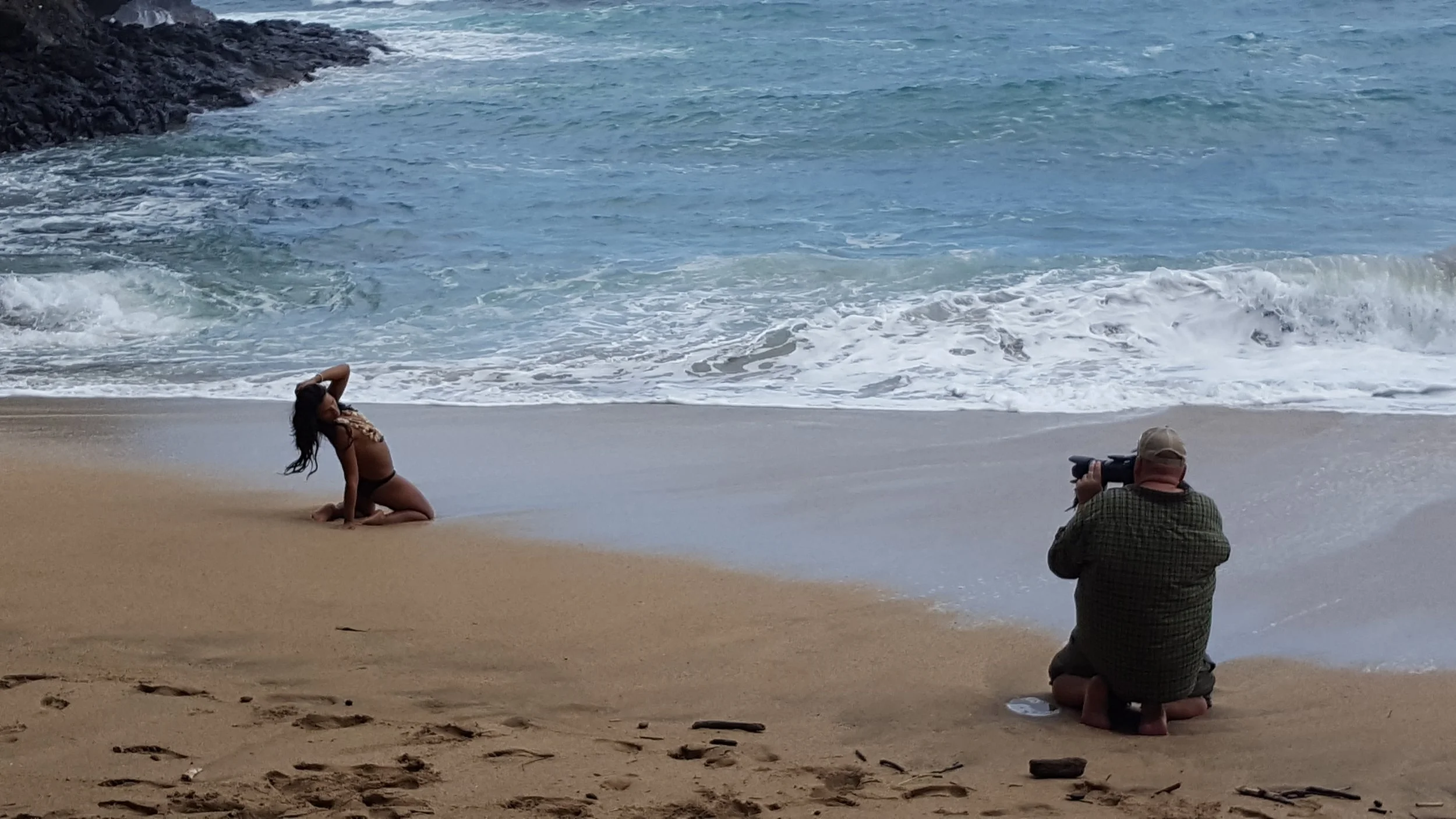 1st real sand of the retreat