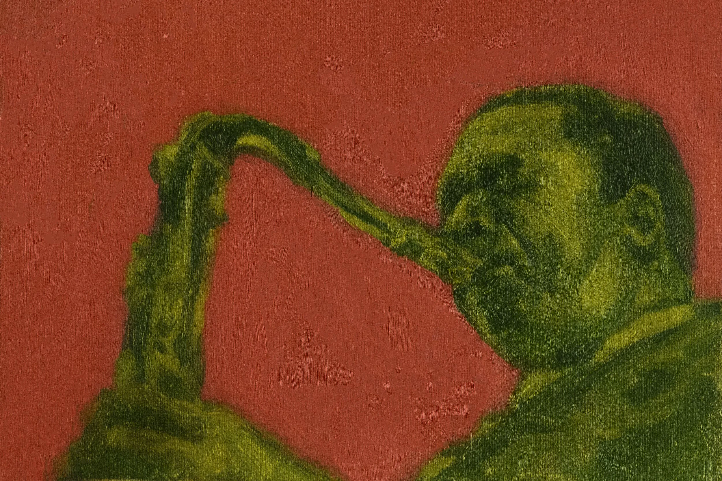 Pink in Green ft. John Coltrane - print