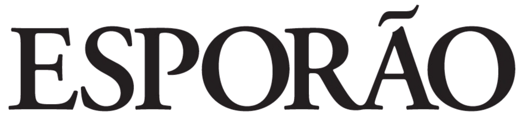 Close-up of the Esporão logo, featuring black stylized text with accent marks, on a white background.