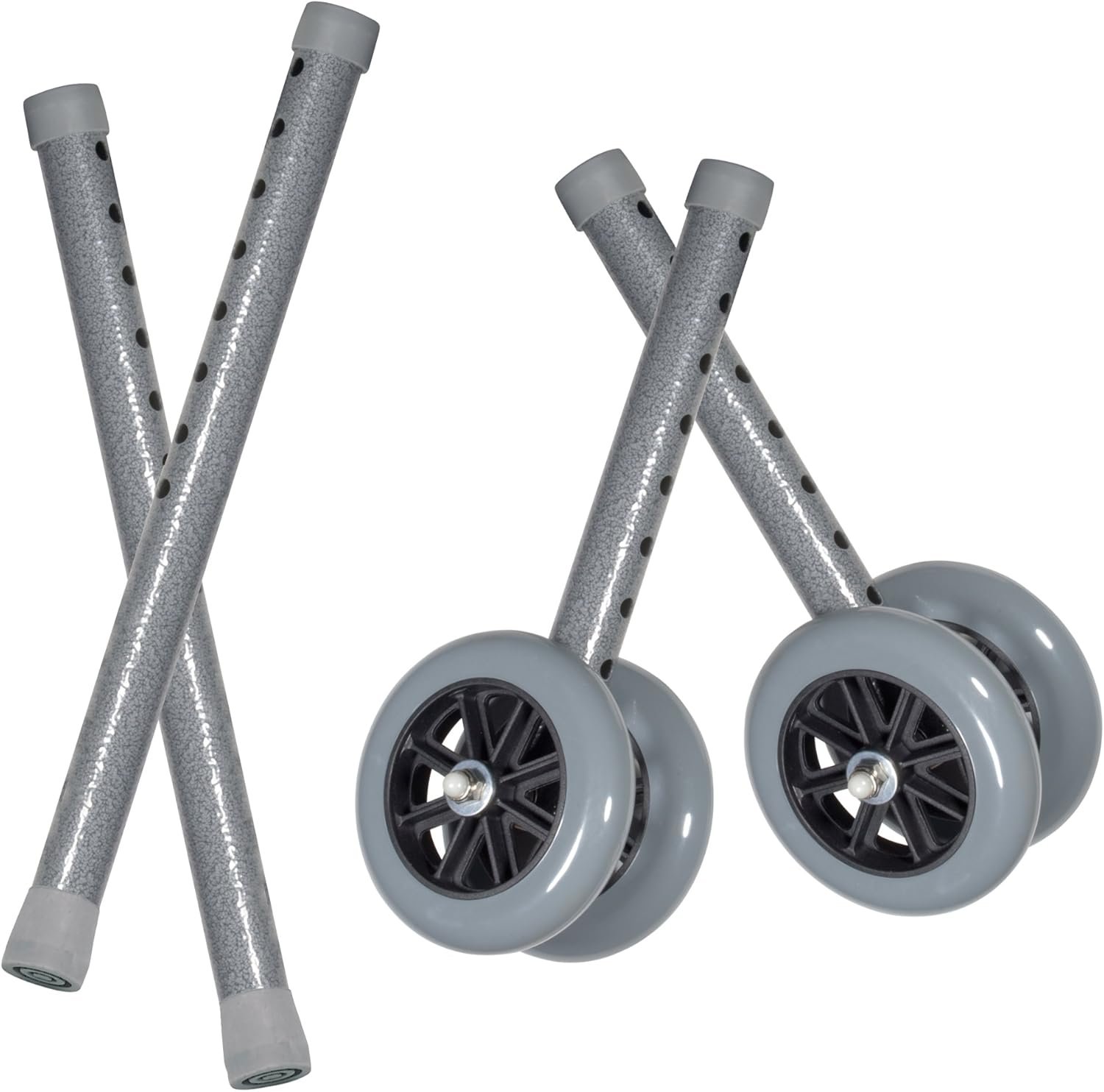 Drive Medical 5″ Bariatric Walker Wheels with Two Sets