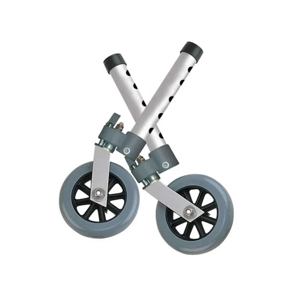 5″ Swivel Wheel with Lock & Two Sets of Rear Glides