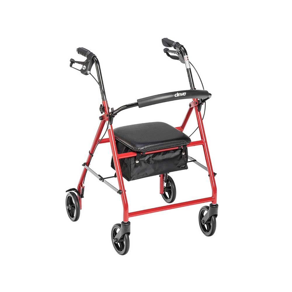 Drive Steel Rollator with 6” Wheels, Knockdown