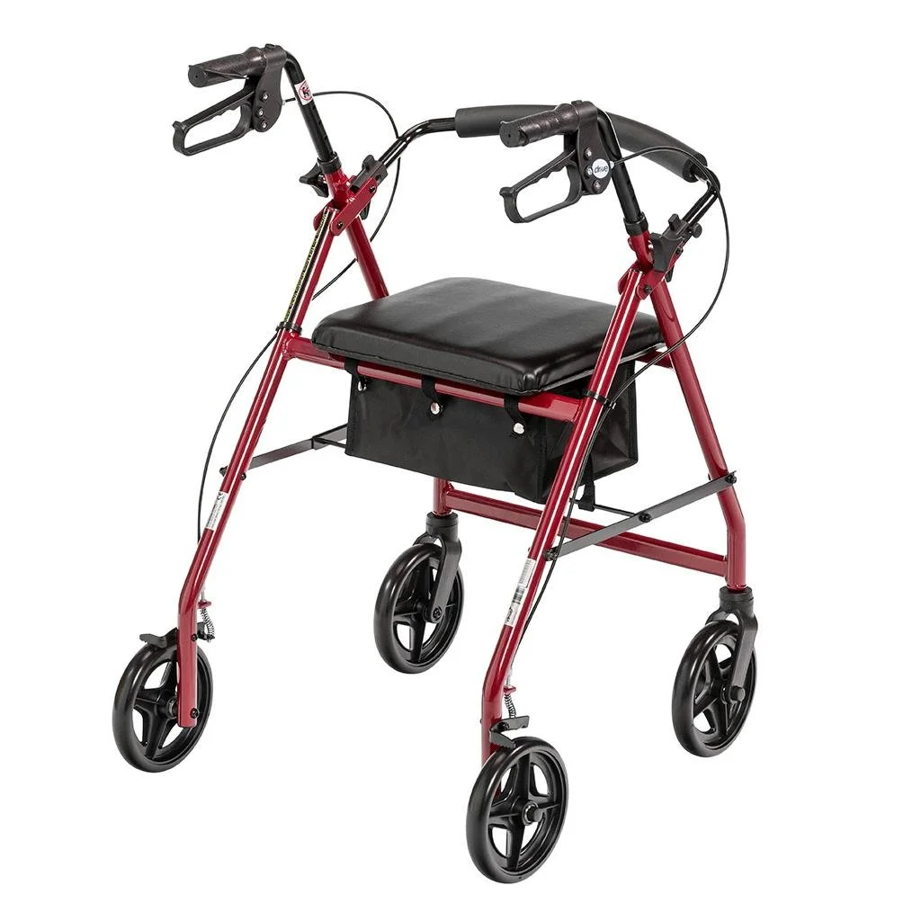 Drive Steel Rollator with 6” Wheels, Knockdown