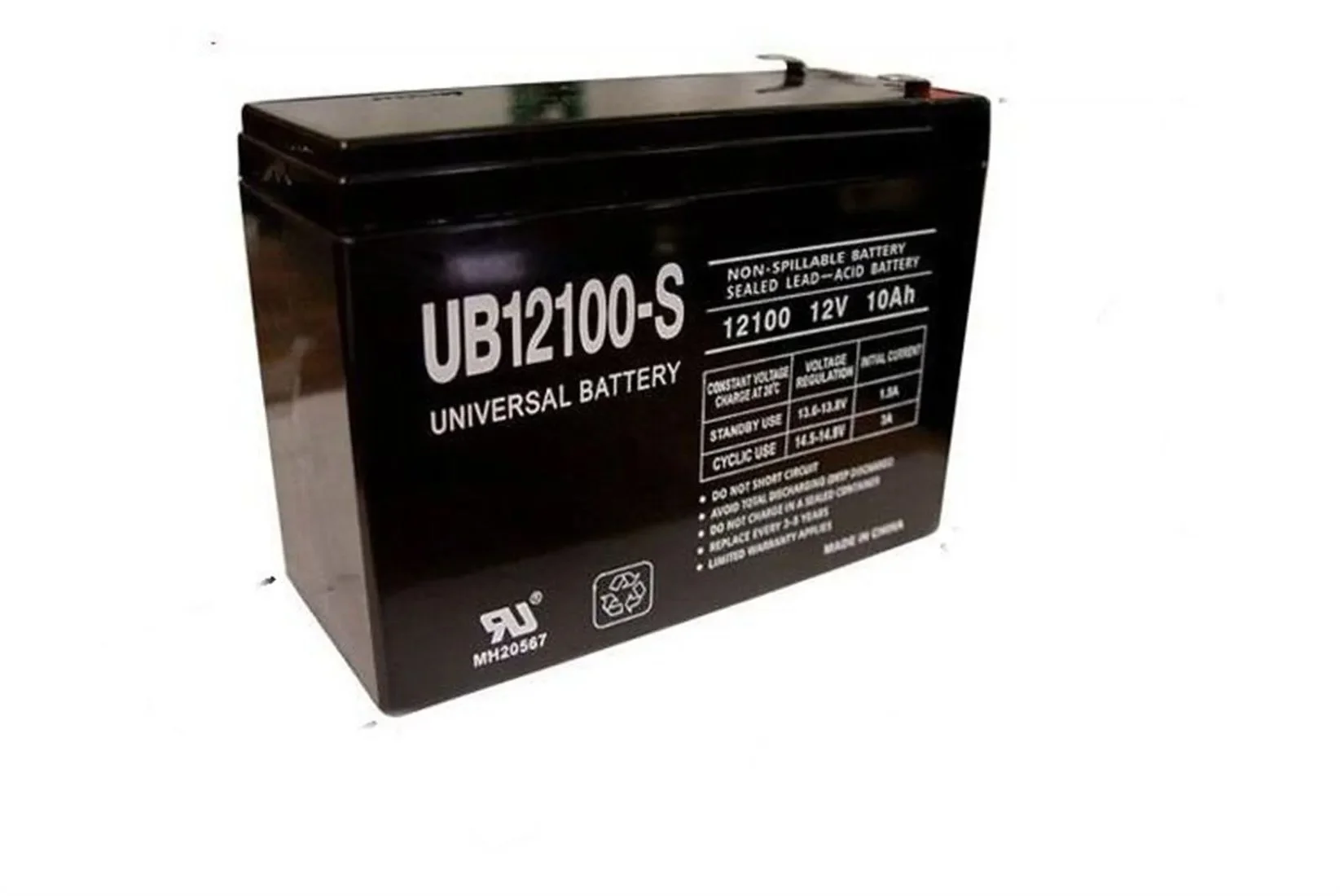 UB12100-S Universal 12V 10Ah Battery