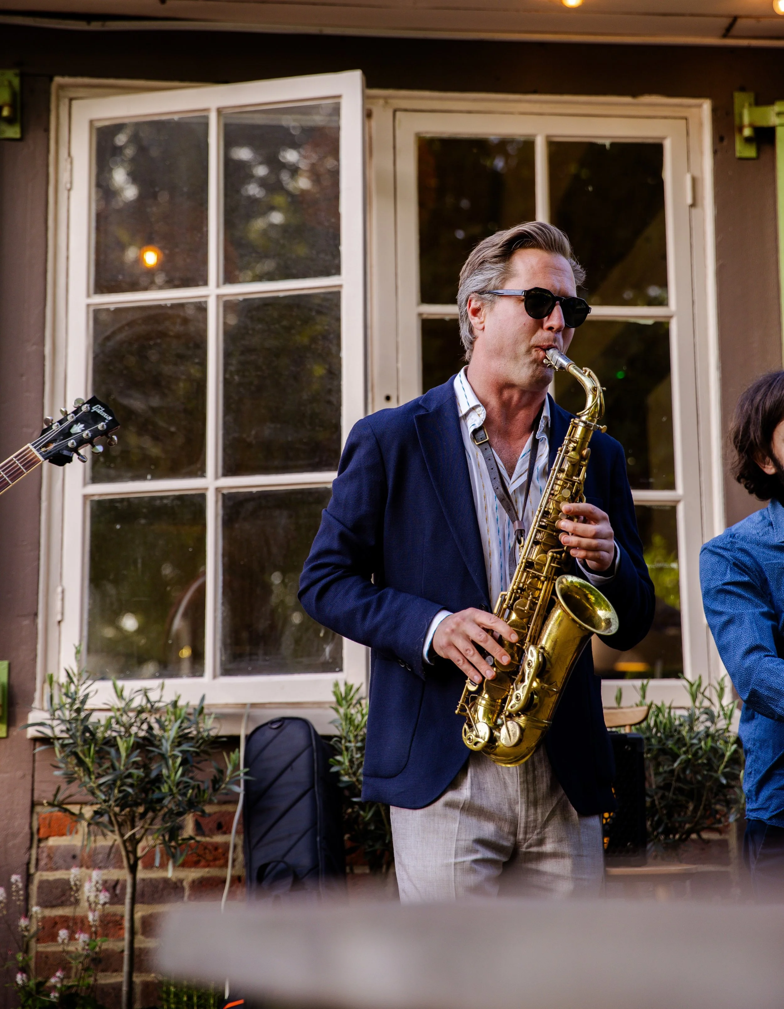 This summer&rsquo;s line-up: meet Guido 🎷 

Vienna-born, London-based saxophonist who has made his mark at Pear Tree Cafe over the years 🎶

Expect groove nostalgia, suave swing and big-beat bebop&hellip;

The perfect mid-week wind-down with an ice-