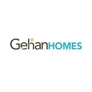 Gehan HOMES logo with the company name in black and blue text on a white background.