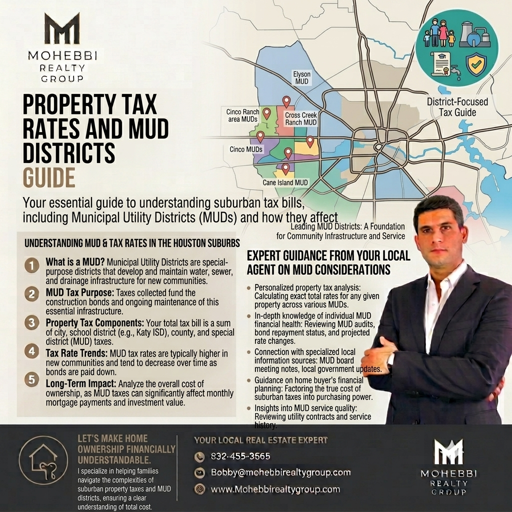 Property Tax Rates and MUD Districts in Katy, Fulshear &amp; Cypress: What Every Buyer Needs to Know