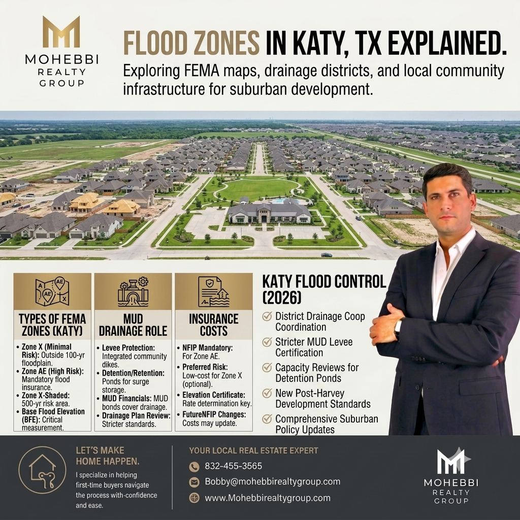 Flood Zones in Katy, TX Explained: What Every Home Buyer Should Know