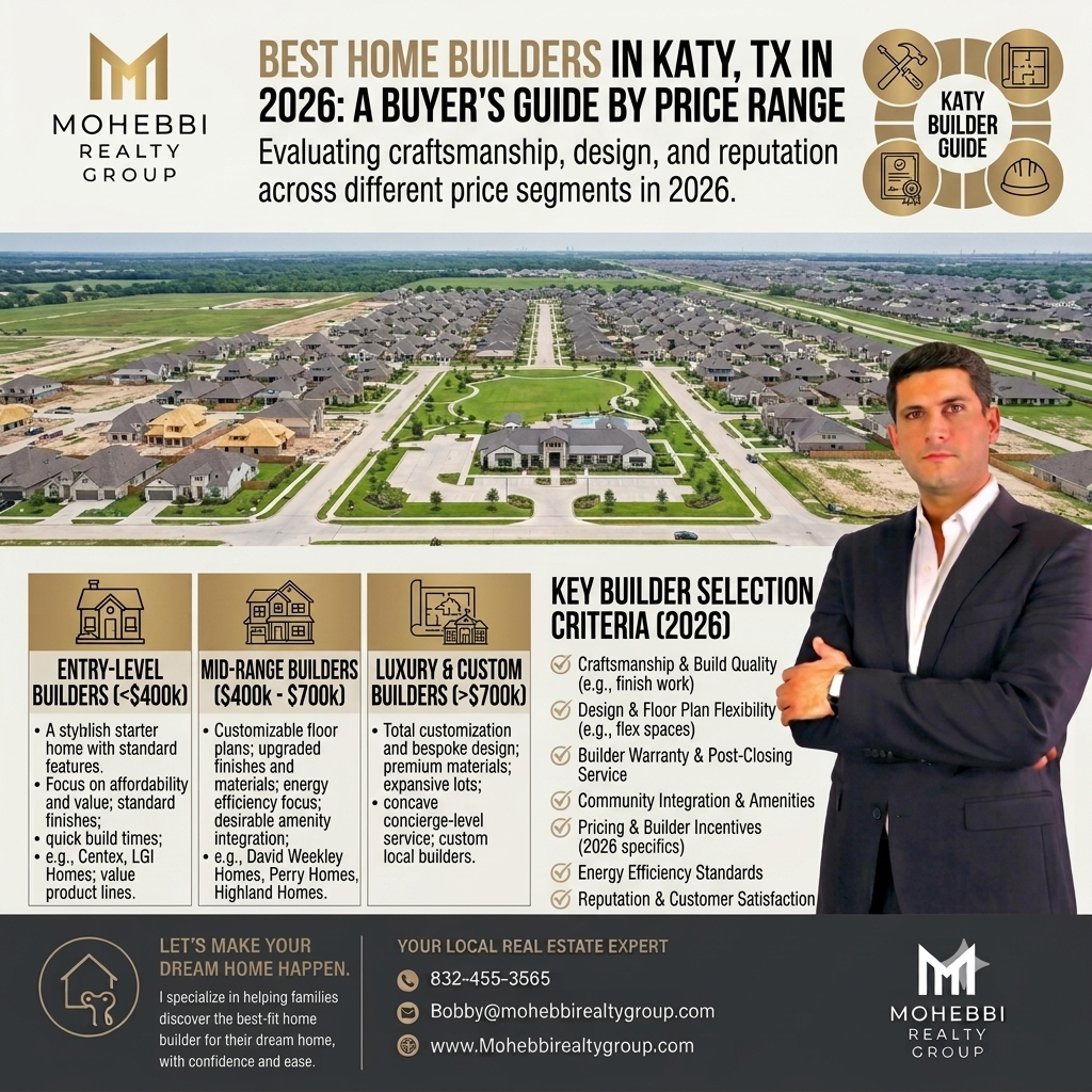 Best Home Builders in Katy, TX in 2026: A Buyer's Guide by Price Range