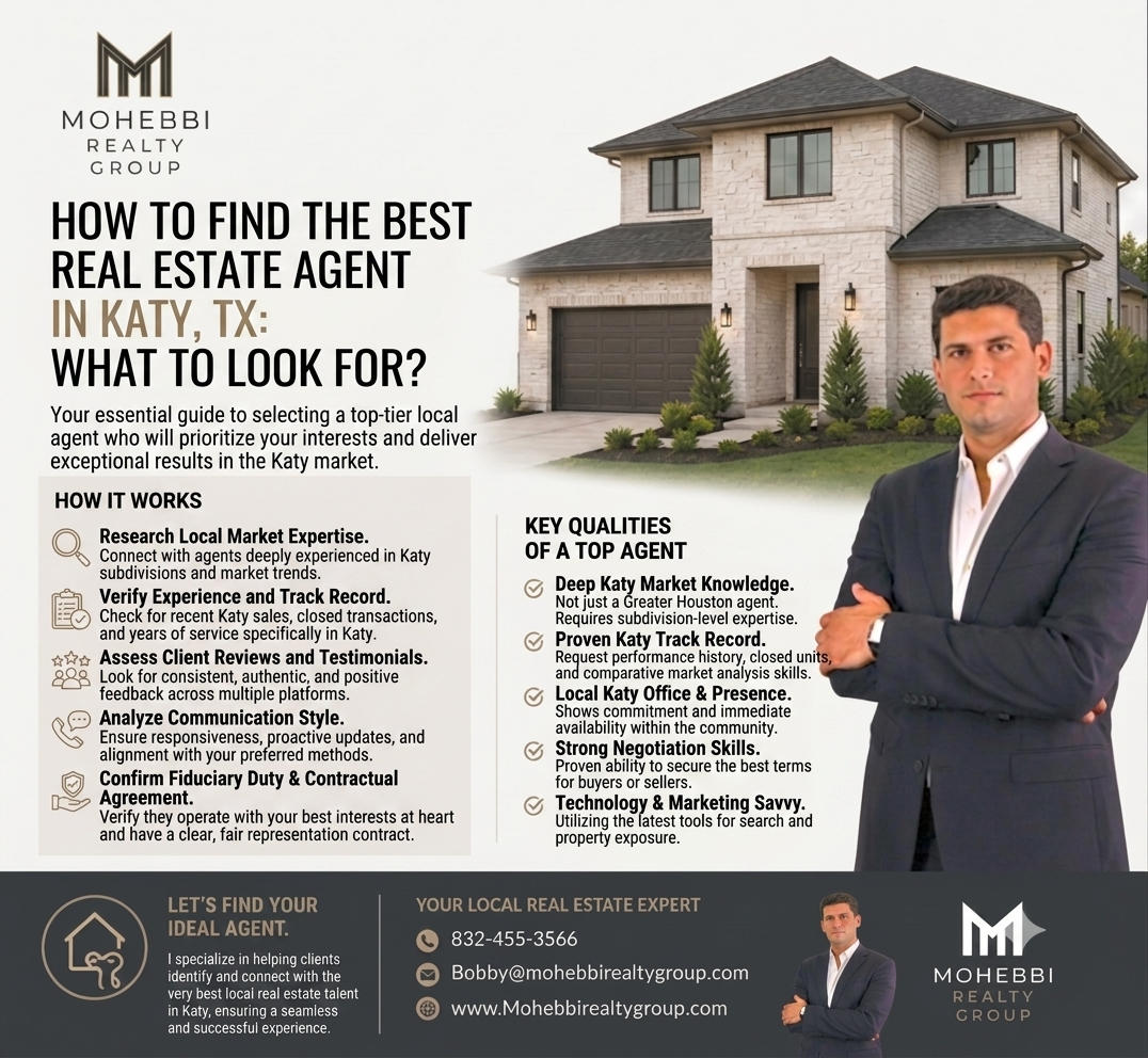 How to Find the Best Real Estate Agent in Katy, TX: What to Look For in 2026