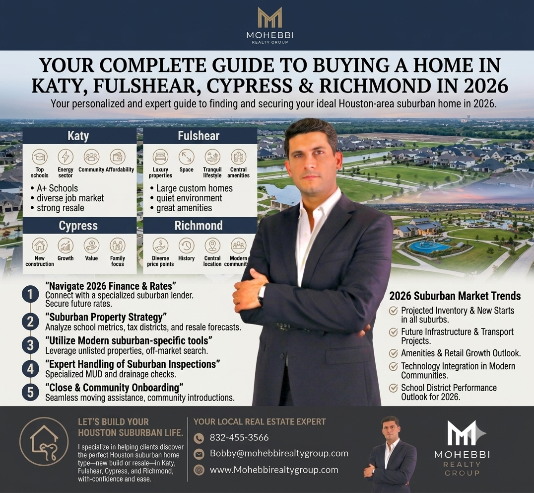 Your Complete Guide to Buying a Home in Katy, Fulshear, Cypress &amp; Richmond in 2026
