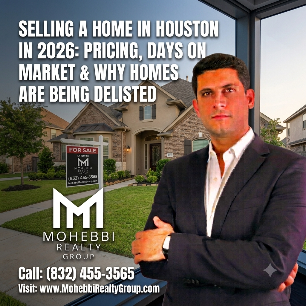 Selling a Home in Houston in 2026: Pricing, Days on Market &amp; Why Homes Are Being Delisted
