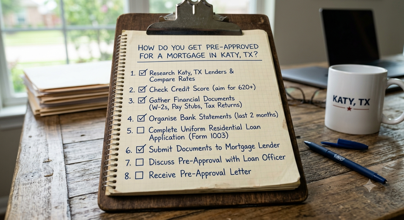 How Do You Get Pre-Approved for a Mortgage in Katy, TX?