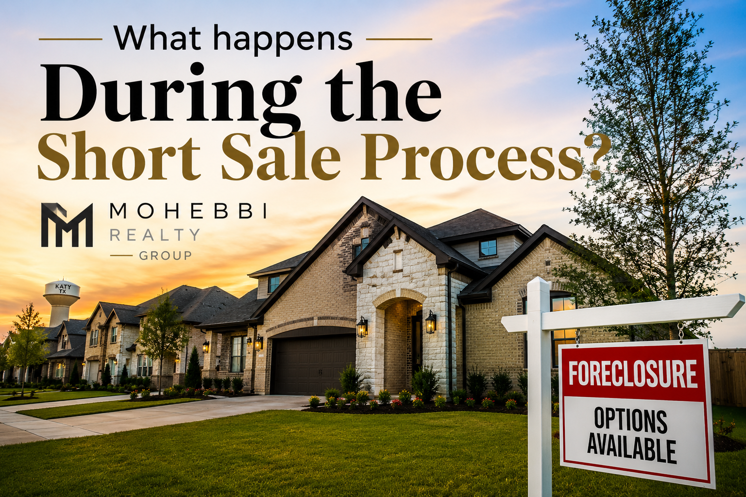What happens during the short sale process? Mohebbi Realty Group explains!