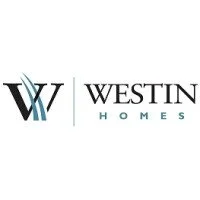 Westin Homes logo with stylized 'W' and 'V' in black and teal