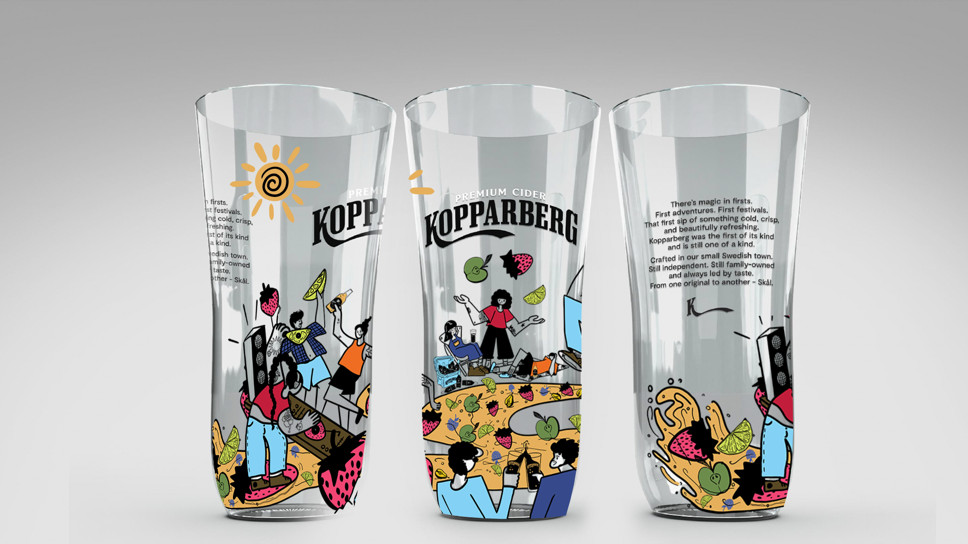 runner up: kopparberg cider glass competition