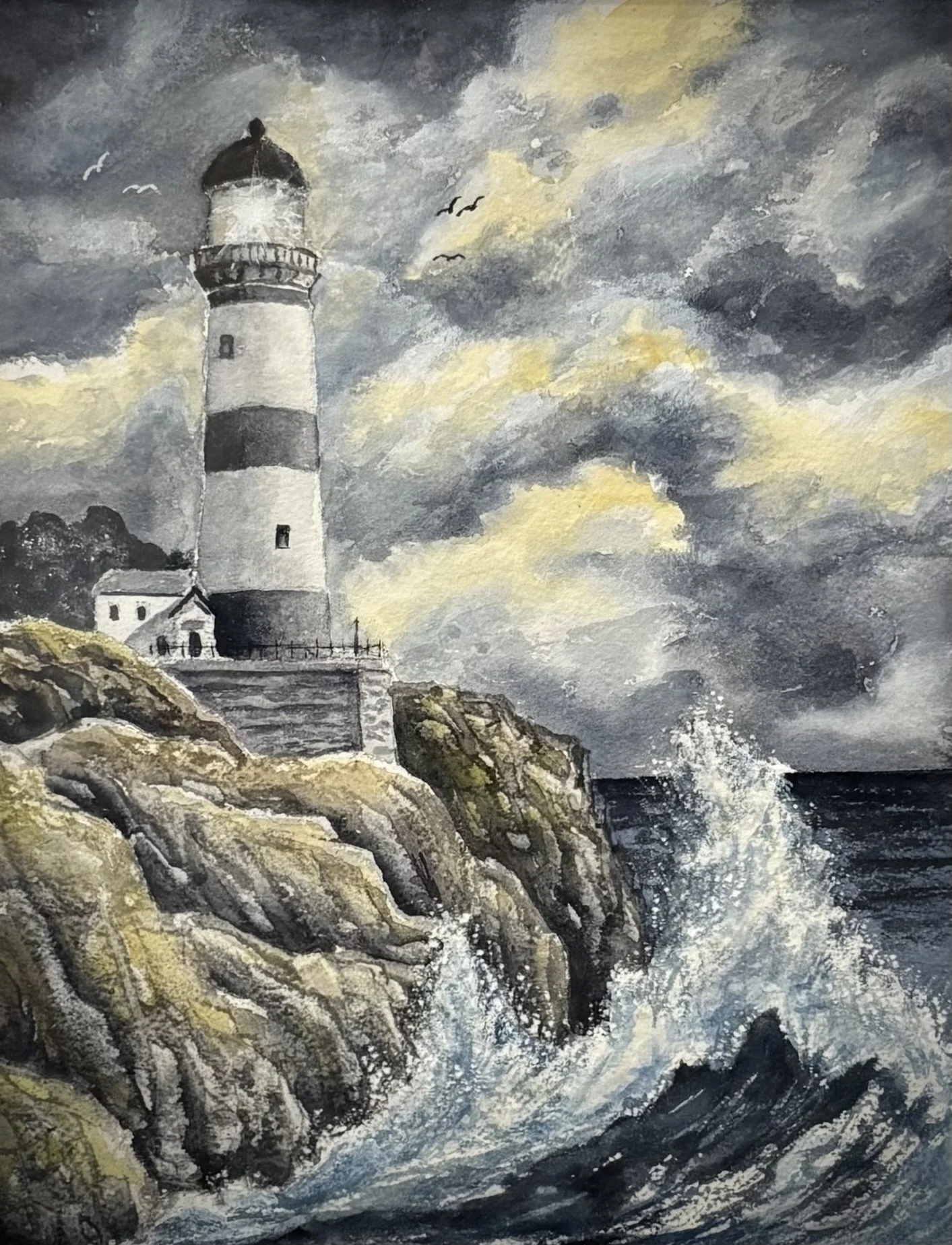 Stormy seas