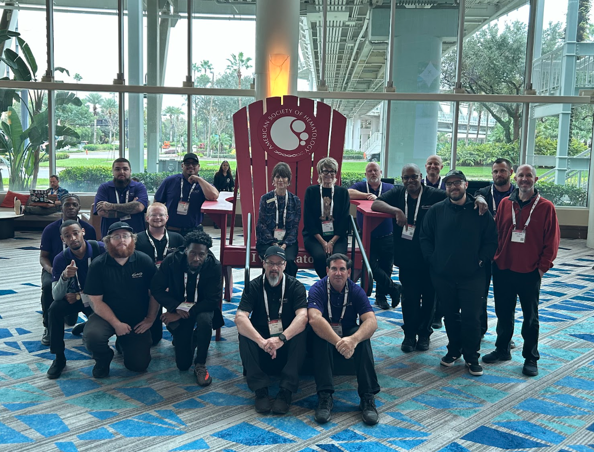 The showNets team delivering network services the ASH Conference in Orlando.