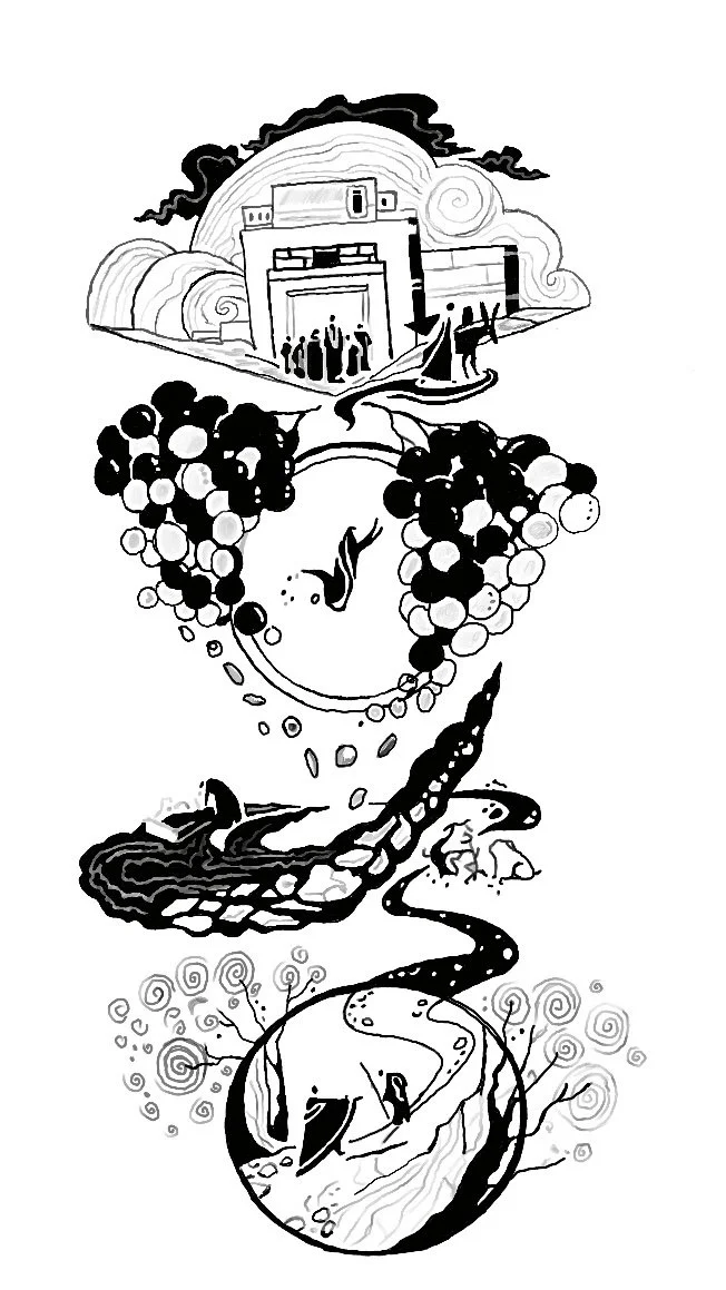 The mantle and the path