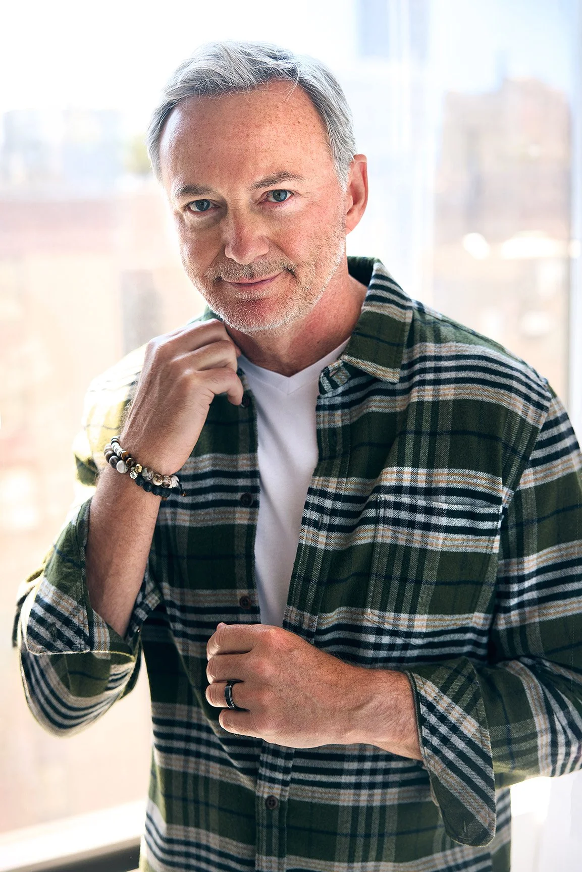 Jay Kelly Senior in casual wear.